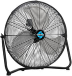 2 Pack 20 Inch High Velocity Metal Floor Fan, 3-Speed Powerful Cooling for Industrial, Commercial, and Home