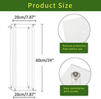 2 Pack 24'' Tall 8'' Dia. Acrylic Flower Stand Wedding Centerpieces Marriage Decorations Supplies Tabletop Decor, alternate