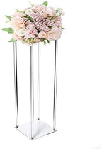 2 Pack 24'' Tall 8'' Dia. Acrylic Flower Stand Wedding Centerpieces Marriage Decorations Supplies Tabletop Decor, alternate