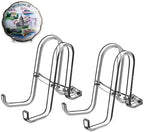 2 Pack 5 Inch Acrylic Plate Stands for Display Plate Holder Display Stand + Frame Holder Stand for Picture
