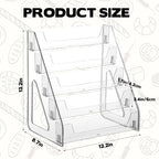 2 Pack 5 Tier Cookie Display Stand Clear Acrylic Tiered Tiered Dessert Stand for Bakers Vendors Parties Craft, alternate view