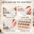 2 Pack 5 Tier Cookie Display Stand for Baker & Vendors in 5 Tier, alternate view 4