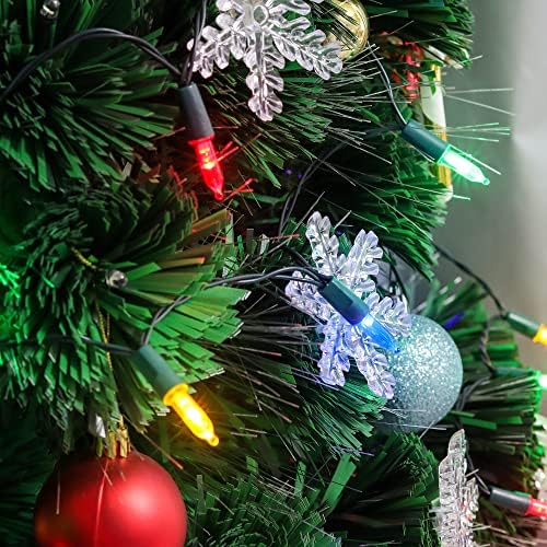2 Pack 50 LED Outdoor Christmas Lights, 16FT Battery Operated Mini String Lights with 8 Modes & Timer, Xmas Tree, alternate