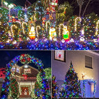 2 Pack 50 LED Outdoor Christmas Lights, 16FT Battery Operated Mini String Lights with 8 Modes & Timer, Xmas Tree, alternate