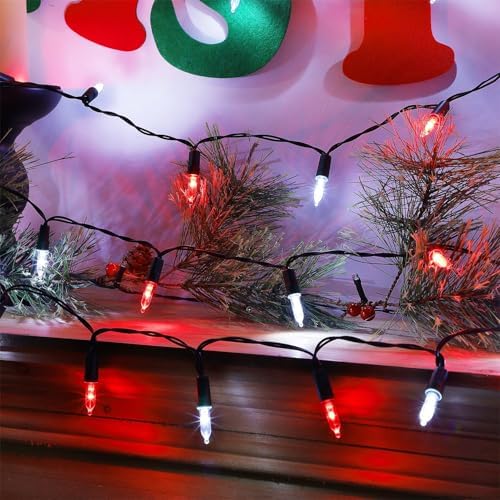 2 Pack 50 LED Outdoor Valentines Lights, 16FT Battery Operated Mini String Lights with 8 Modes & Timer, alternate view 6
