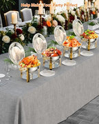 2-Pack 5QT Round Chafing Dish Buffet Set, Stainless Steel, alternate view 4