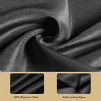 2 Pack 60 x 102 Inch Tablecloths Rectangle Black Table Cover in 60 x 102 Inch in Black, alternate view 4
