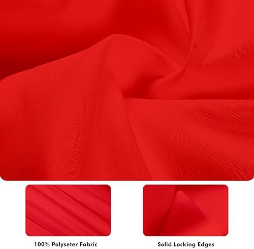 2 Pack 60 x 102 Inch Tablecloths Rectangle Red Table Cover in 60 x 102 Inch in Red, alternate view 4