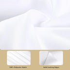 2 Pack 60 x 102 Inch Tablecloths Rectangle White Table Cover in 60 x 102 Inch in White, alternate view 4