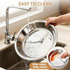 2 Pack 6QT Chafing Dish for Buffet with Golden Lids, alternate view 4