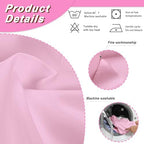 2 Pack 70 x 120 Inch Tablecloths Rectangle Pink Table Cover in 70 x 120 Inch in Pink, alternate view 4
