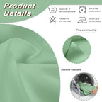 2 Pack 70 x 120 Inch Tablecloths Rectangle Sage Green Table Cover in 70 x 120 Inch in Sage Green, alternate view 4