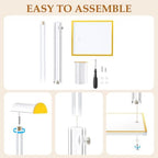 2 Pack Acrylic Purse Display Stand, Adjustable Handbag Holder for Display in Clear, alternate view 6