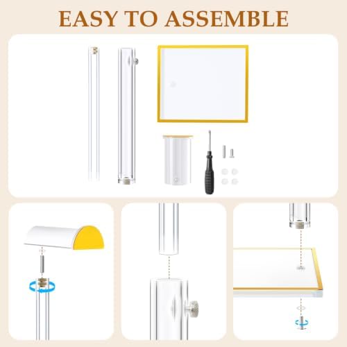 2 Pack Acrylic Purse Display Stand, Adjustable Handbag Holder for Display in Clear, alternate view 6