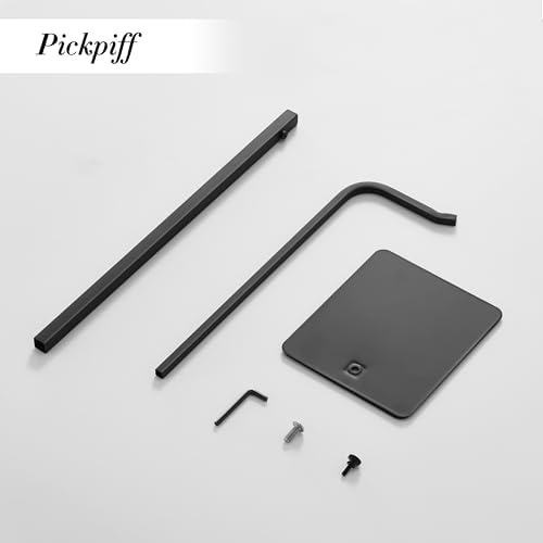 2-Pack Adjustable Table Banner Stands & Purse Holders, Black in Black, alternate view 6