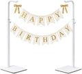 2-Pack Adjustable Tabletop Purse & Banner Display Stands, White in White