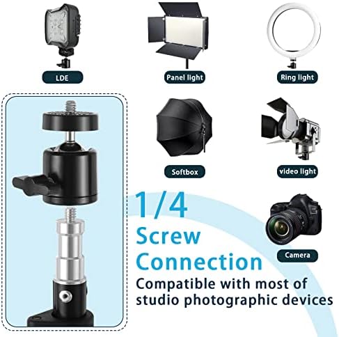 2 Pack Aluminum Light Photography Tripod Stand with Case, 7 Feet Portable Photo Video Tripod Stand for, alternate view 3
