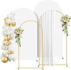 2 Pack Arch Backdrop Stand and Cover Set (7.2FT/6FT), Balloon Arch Stand