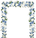 2 Pack Artificial Peony Flower Garland - 6ft Silk Peony Red Flower Garland Arch Flower Vine for Wedding Party