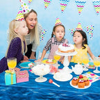 2 Pack Beach Party Decorations - Ocean Waves Plastic Tablecloth for Pool Party Decorations - Sea Water Print, alternate view