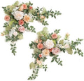 2 Pack Blush Floral Garland Wedding Arch Flowers
