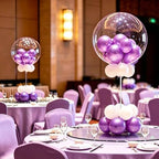 2 Pack Clear Acrylic Tabletop Balloon Stand Kit in 2 Pack 15.75 inch in Clear, alternate view 2