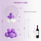 2 Pack Clear Acrylic Tabletop Balloon Stand Kit in 2 Pack 15.75 inch in Clear, alternate view 4