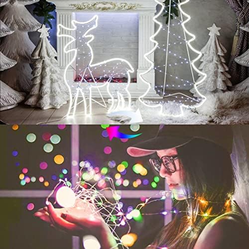 2 Pack Color Changing Fairy Lights Battery Operated with Remote, alternate view 3