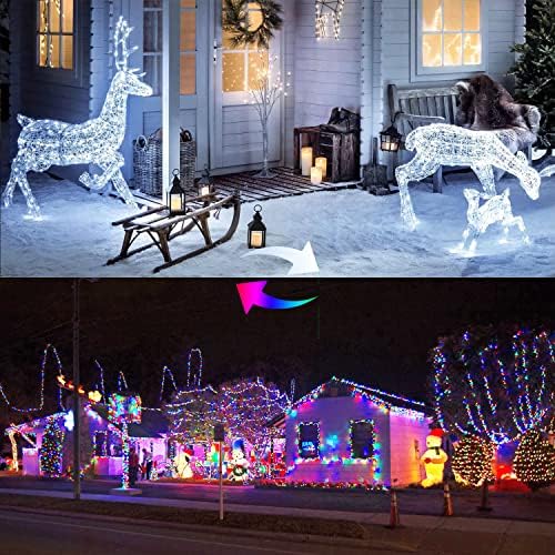 2 Pack Color Changing Fairy Lights Battery Operated with Remote, alternate view 4