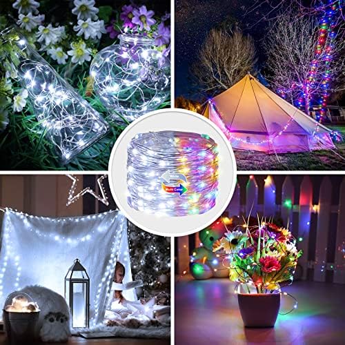 2 Pack Color Changing Fairy Lights Battery Operated with Remote, alternate view 5