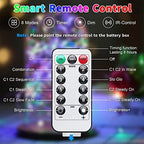 2 Pack Color Changing Fairy Lights Battery Operated with Remote, alternate view 6