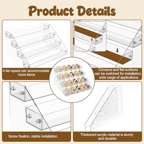 2 Pack Cookie Display Stand for Cookies Display, Suitable for Bakers & Vendors, Parties, Craft Fairs and Market, alternate