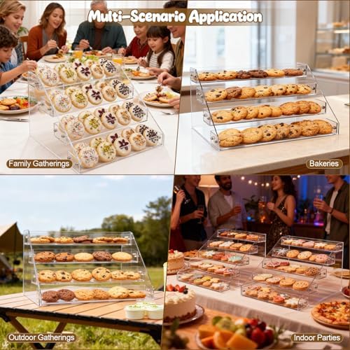 2 Pack Cookie Display Stand for Cookies Display, Suitable for Bakers & Vendors, Parties, Craft Fairs and Market, alternate