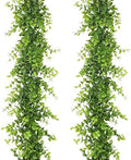 2 Pack Eucalyptus Garland 12Ft Fake Vines Artificial Greenery Garland