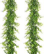 2 Pack Eucalyptus Garland 12Ft Fake Vines Artificial Greenery Garland