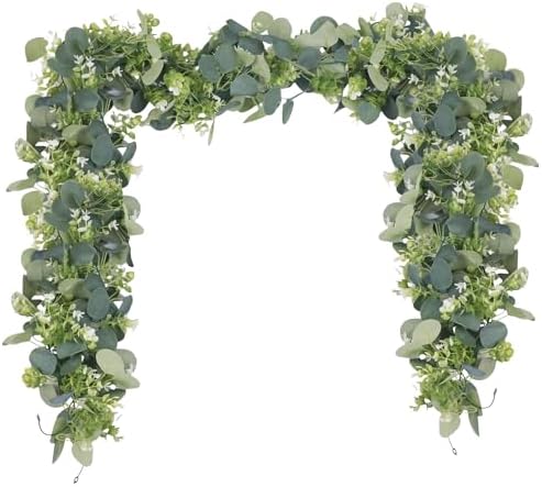 2 Pack Eucalyptus Garland 6 FT Lush Artificial Greenery Faux Vines