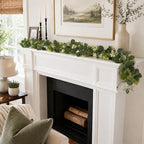 2 Pack Eucalyptus Garland 6 FT Lush Artificial Greenery Faux Vines, alternate view 2
