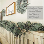 2 Pack Eucalyptus Garland Lush Artificial Greenery Faux Vines, alternate view 5