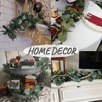 2 Pack Eucalyptus Garland Lush Artificial Greenery Faux Vines, alternate view 7
