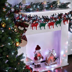 2 Pack Fairy Lights Battery Operated, Red & White Christmas Lights, alternate view 3