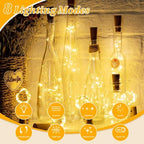 2 Pack Fairy Lights Battery Operated Twinkle Lights Warm White, alternate view 2