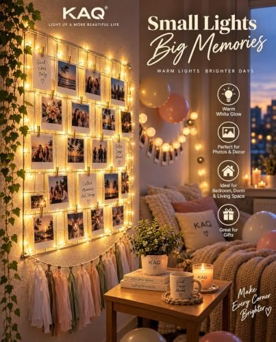 2 Pack Fairy Lights Battery Operated Twinkle Lights Warm White, alternate view 6