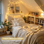 2 Pack Fairy Lights Battery Operated with Remote, Warm White in Warm White, alternate view 3