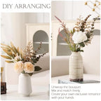 2 Pack Fake Flower Bouquets Artificial Silk Flowers for Home Decor, alternate view 6