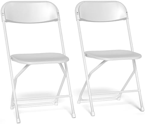 2 Pack Folding Chairs for Events Office Wedding Party Rental, School
