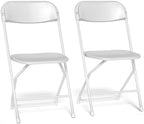 2 Pack Folding Chairs for Events Office Wedding Party Rental, School
