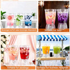 2 Pack Food Grade Beverage Dispenser with Spigot, 2.7 Gallon Leak-Proof Drink Dispenser for Countertop, alternate view 7
