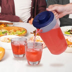 2 Pack - Fridge Door Water Pitcher with Lid (Half Gallon Pitcher / 64oz) in Navy, alternate view 6