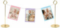 2 Pack Gold Table Banner Stand Banner Holder Garland Display Stand in Gold