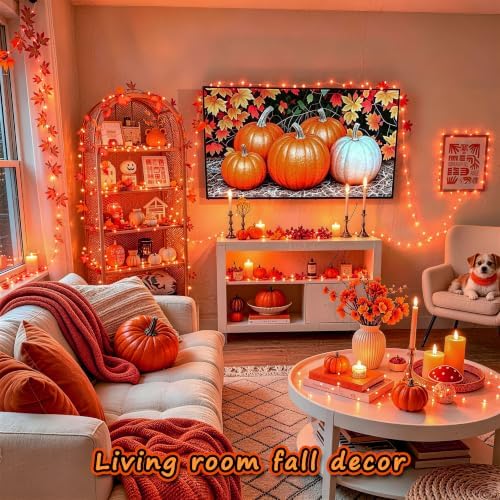 2 Pack Halloween Fairy Lights Battery Operated, Total 400LED 132ft, alternate view 3